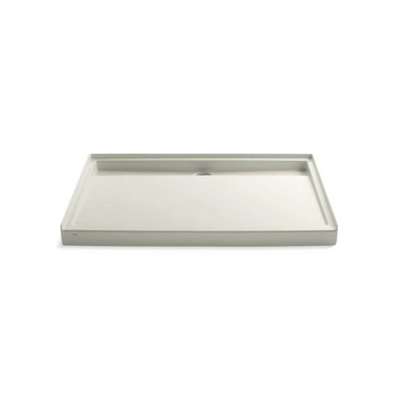 Groove® 60'' x 42'' single threshold rear center drain shower base-related