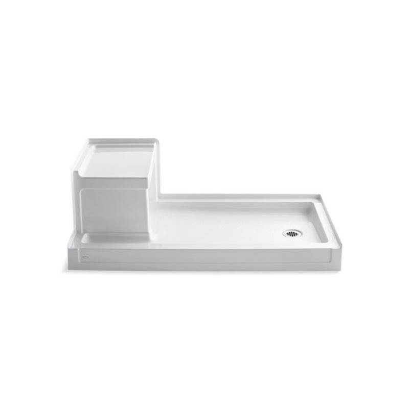 Tresham® 60'' x 32'' alcove shower base, right drain-related