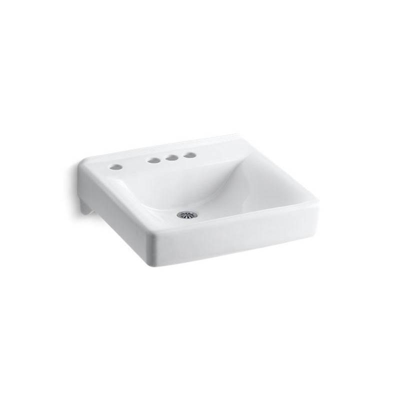 Soho® 20'' x 18'' wall-mount/concealed arm carrier bathroom sink with 4'' centers-related