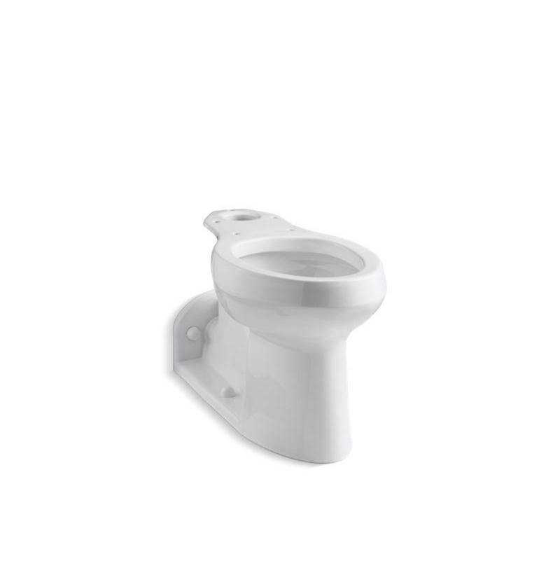 Barrington™ Elongated chair height toilet bowl with exposed trapway-related