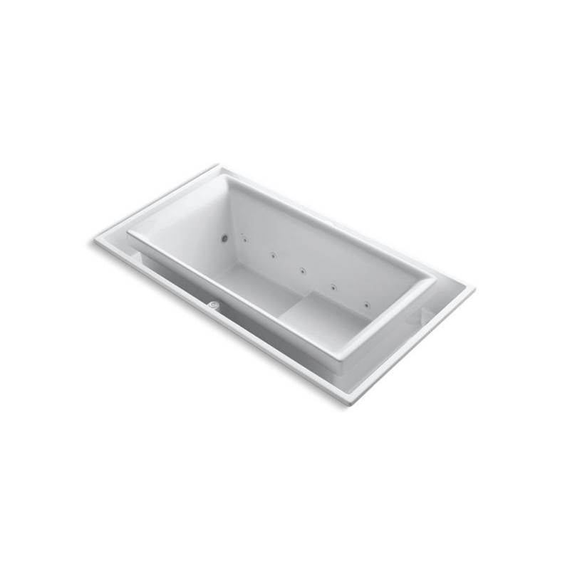 sok® 63'' x 31-1/2'' drop-in Effervescence bath with chromatherapy and left-hand -related
