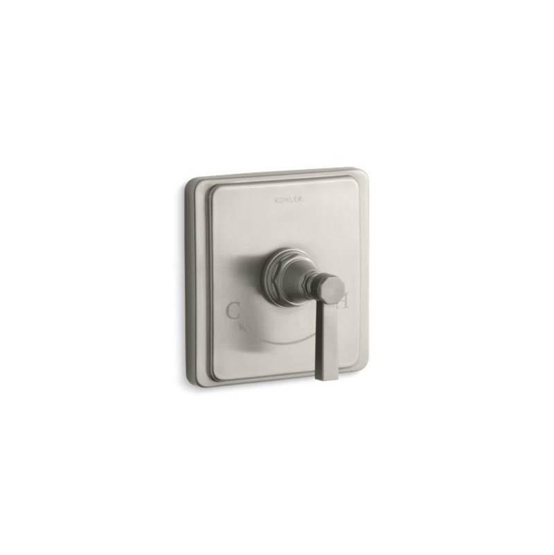 Pinstripe® Valve trim with Pure design lever handle for thermostatic valve, requi-related