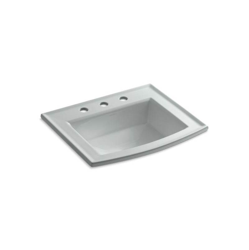 Archer® Drop-in bathroom sink with 8'' widespread faucet holes-related