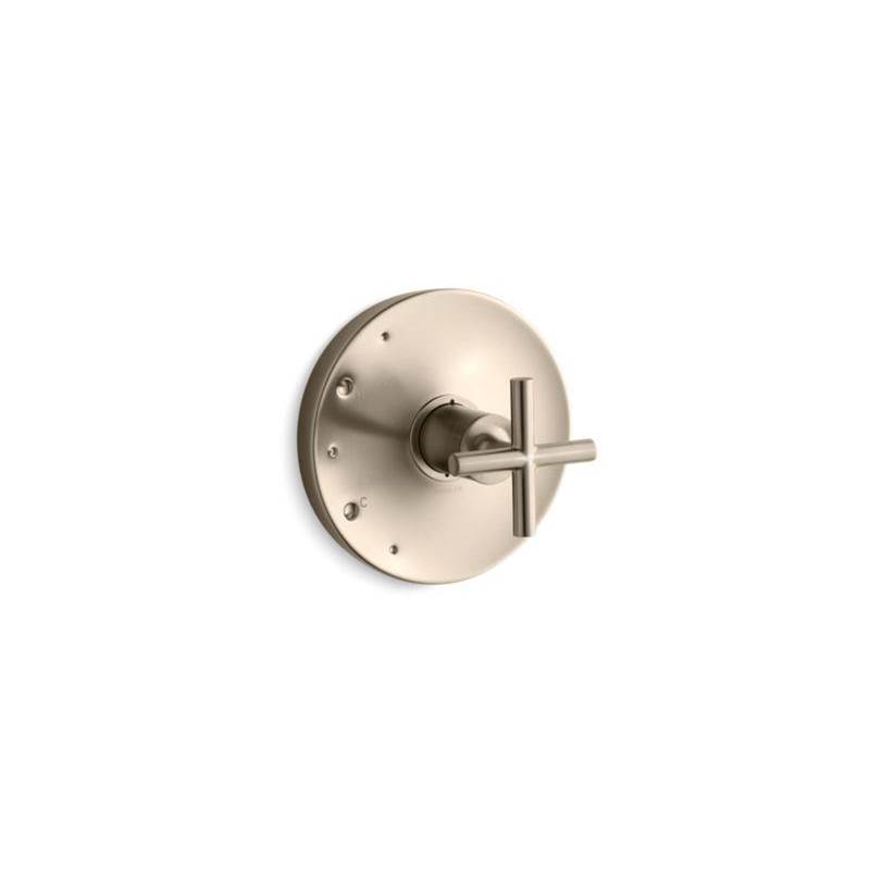Purist® Rite-Temp® valve trim with cross handle-shop