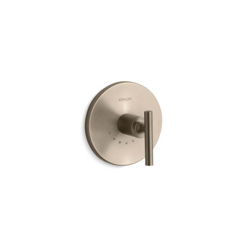 Purist® MasterShower® temperature control valve trim with lever handle-related