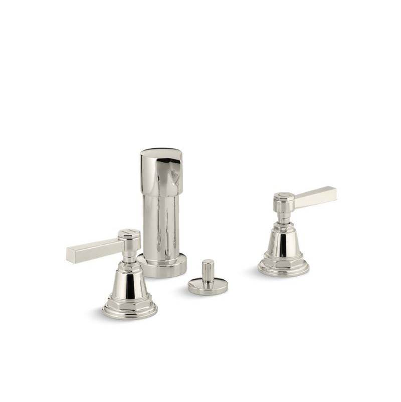Pinstripe® Pure Vertical spray bidet faucet with lever handles-related