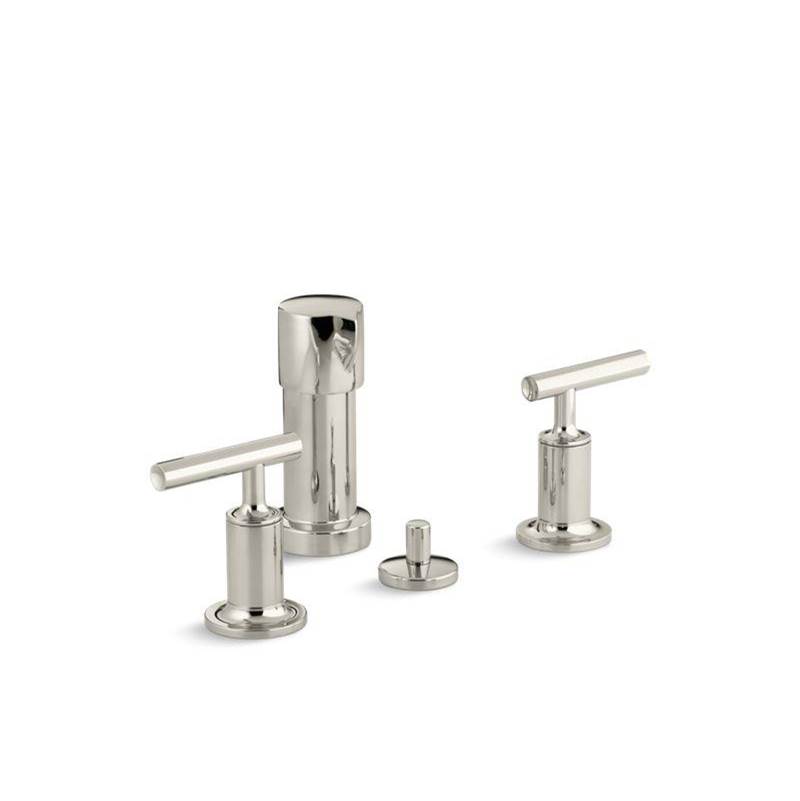 Purist® Vertical spray bidet faucet with lever handles-related