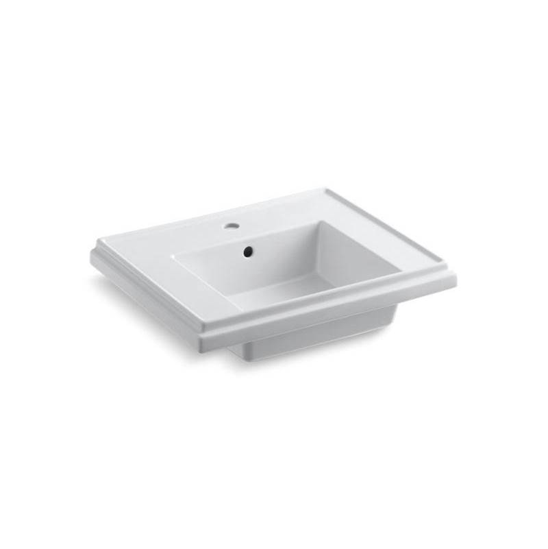 Tresham® 24'' pedestal bathroom sink basin with single faucet hole-related