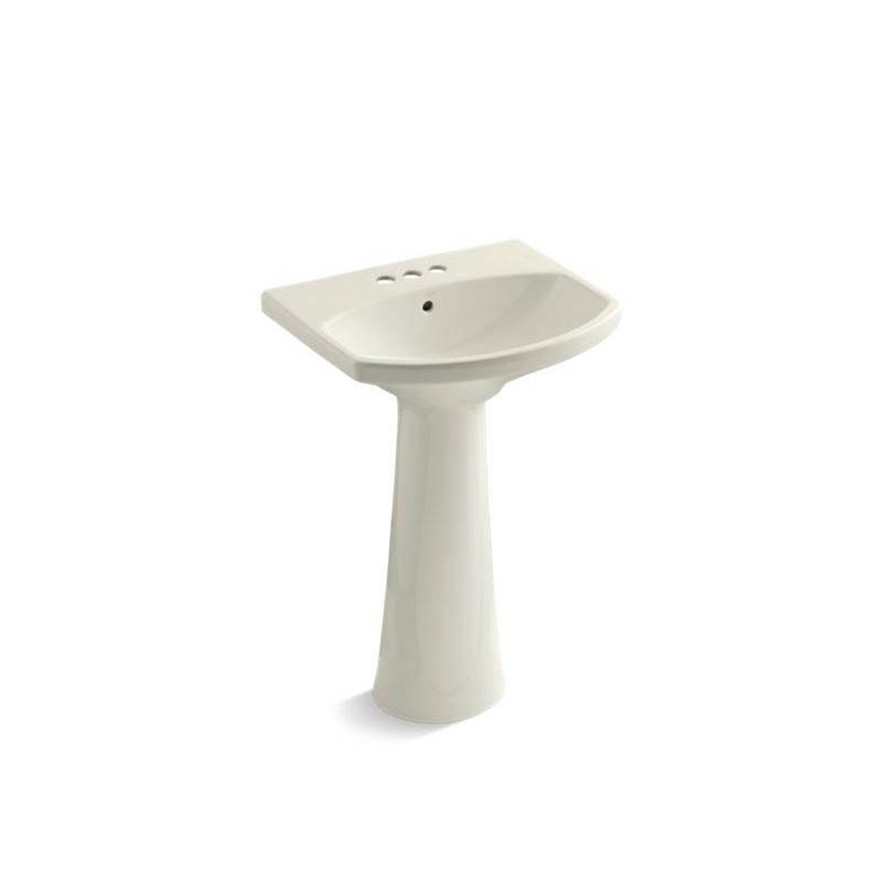 Cimarron® Pedestal bathroom sink with 4'' centerset faucet holes-shop