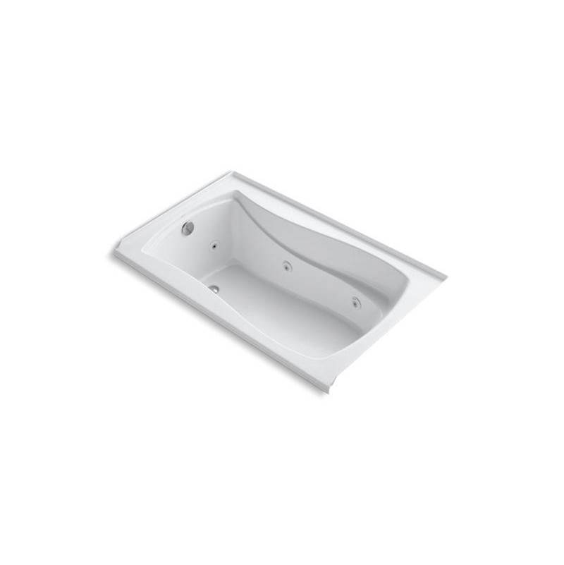 Mariposa® 60'' x 36'' alcove whirlpool with integral flange and left-hand drain-shop