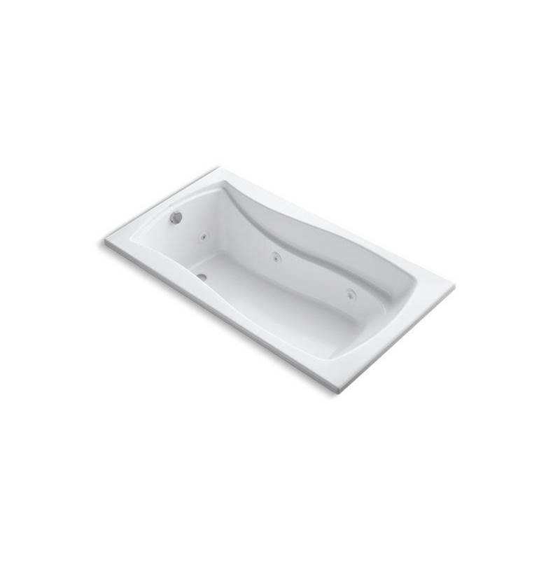 Mariposa® 66'' x 35-7/8'' drop-in whirlpool bath with Bask® heated surface and en-related