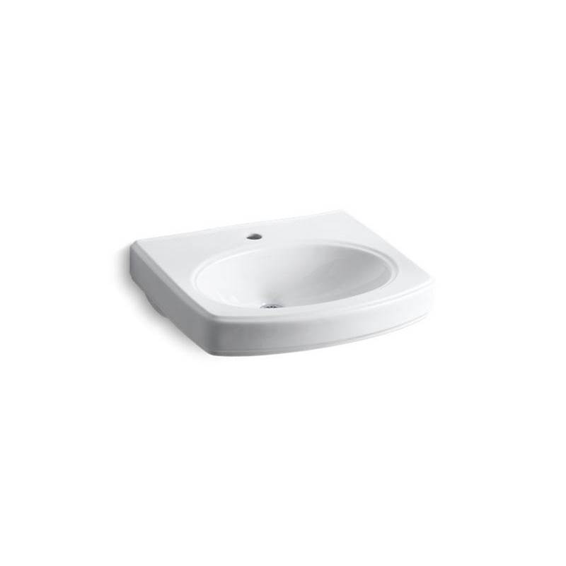 Pinoir® Bathroom sink basin with single faucet hole-related