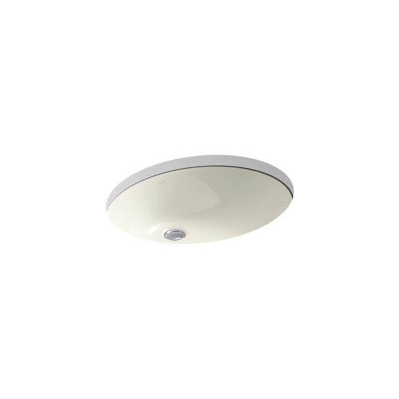 Caxton® 21-1/4'' oval undermount bathroom sink with glazed underside, no overflow-shop