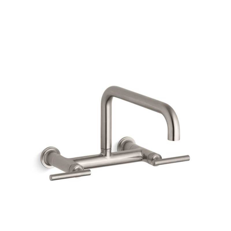 Purist® Two-hole wall-mount bridge kitchen sink faucet-related