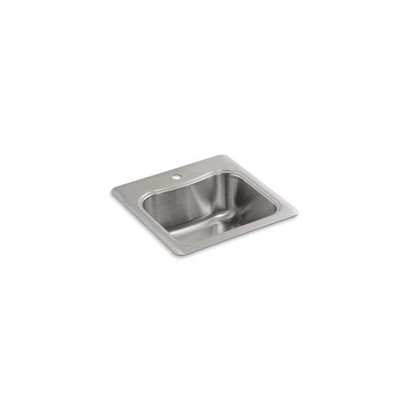 Staccato™ 20'' x 20'' x 8-5/16'' top-mount single-bowl bar sink with single fauce-shop