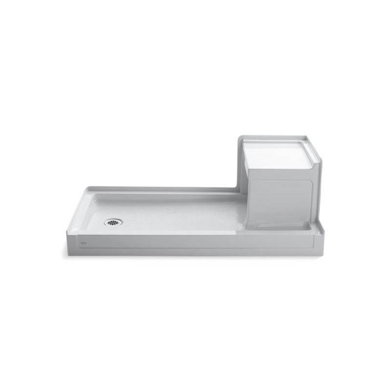 Tresham® 60'' x 32'' single threshold left-hand drain shower base with integral r-related