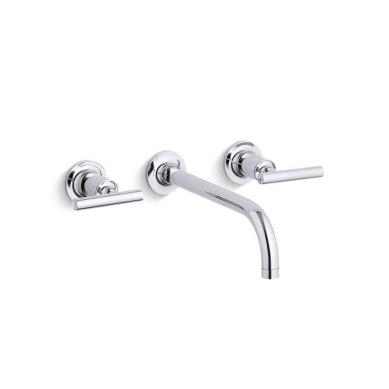 Purist® Widespread wall-mount bathroom sink faucet trim with lever handles, 1.2 g-related