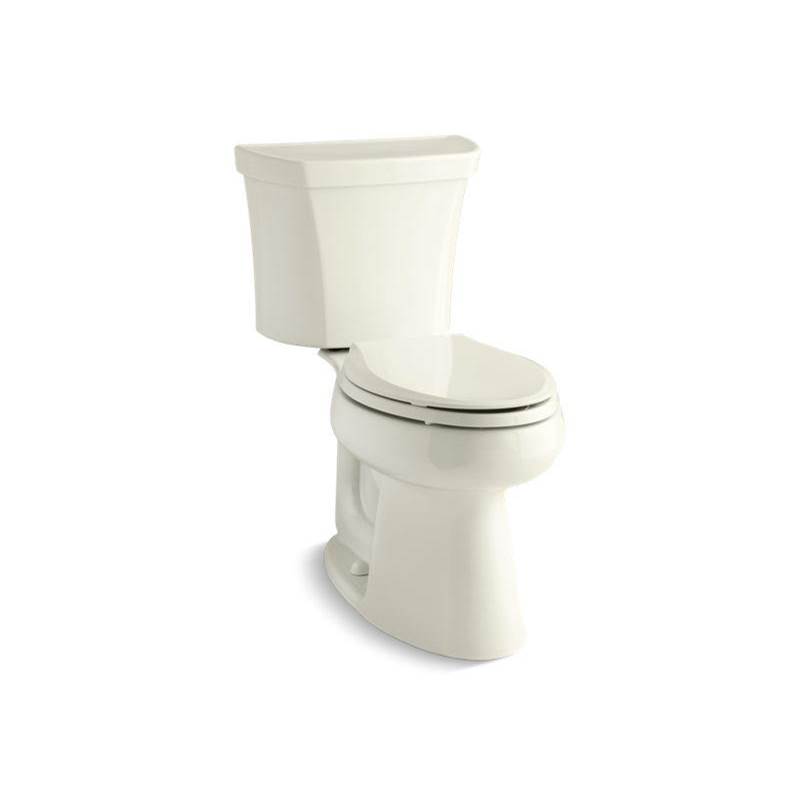 Highline® Two-piece elongated 1.28 gpf chair height toilet with right-hand trip l-shop