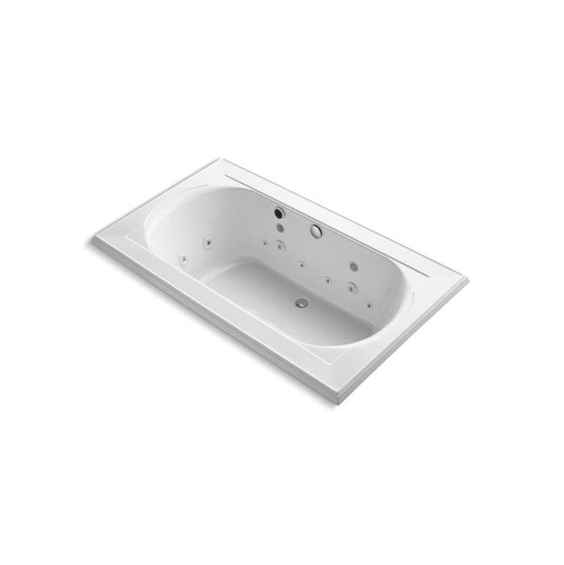 Memoirs® 72'' x 42'' drop-in Effervescence whirlpool bath with spa package-shop