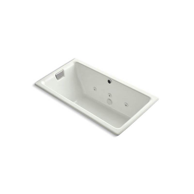 Tea-for-Two® 66'' x 36'' drop-in/undermount whirlpool bath with end drain-related