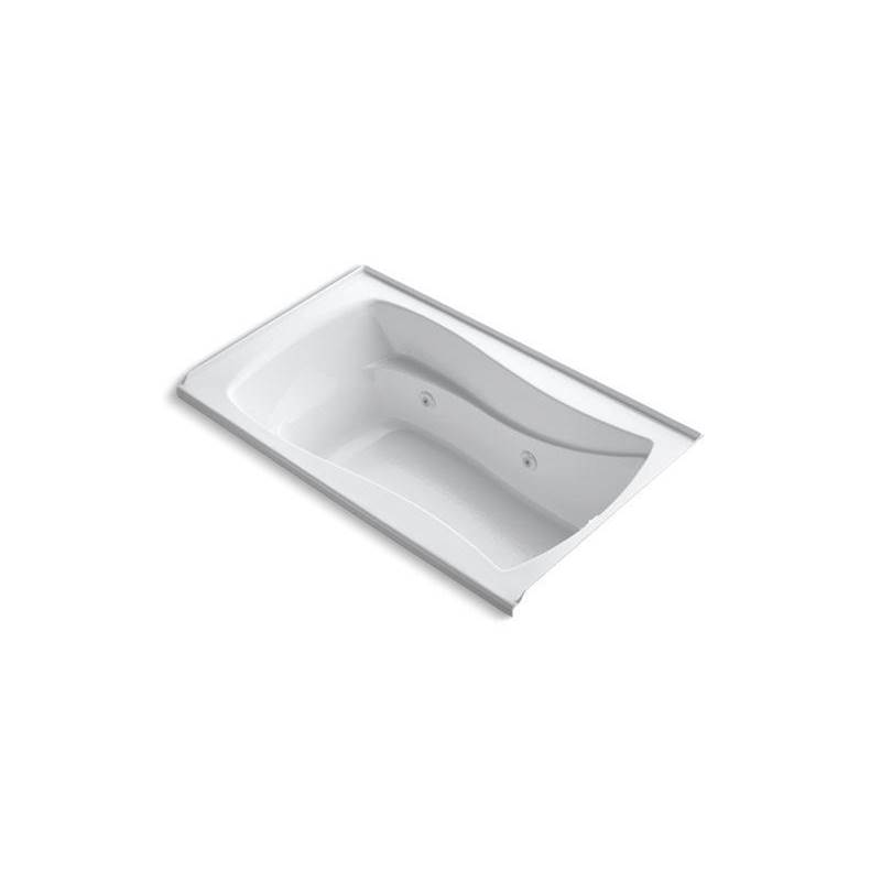 Mariposa® 60'' x 36'' alcove whirlpool with integral flange and right-hand drain-shop