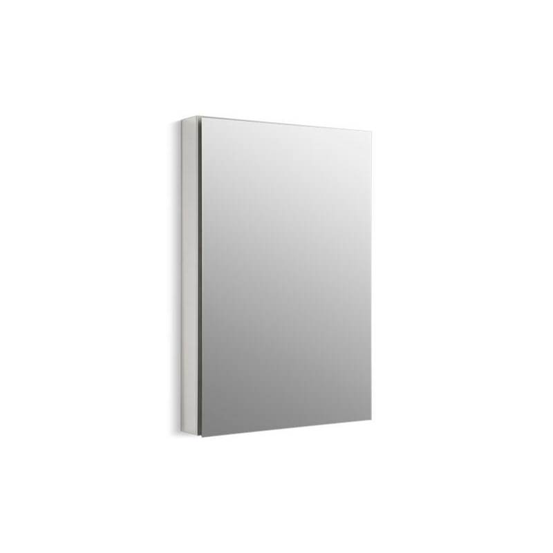 Catalan® 24-1/8'' W x 36-1/8'' H aluminum single-door medicine cabinet with 107 d-related
