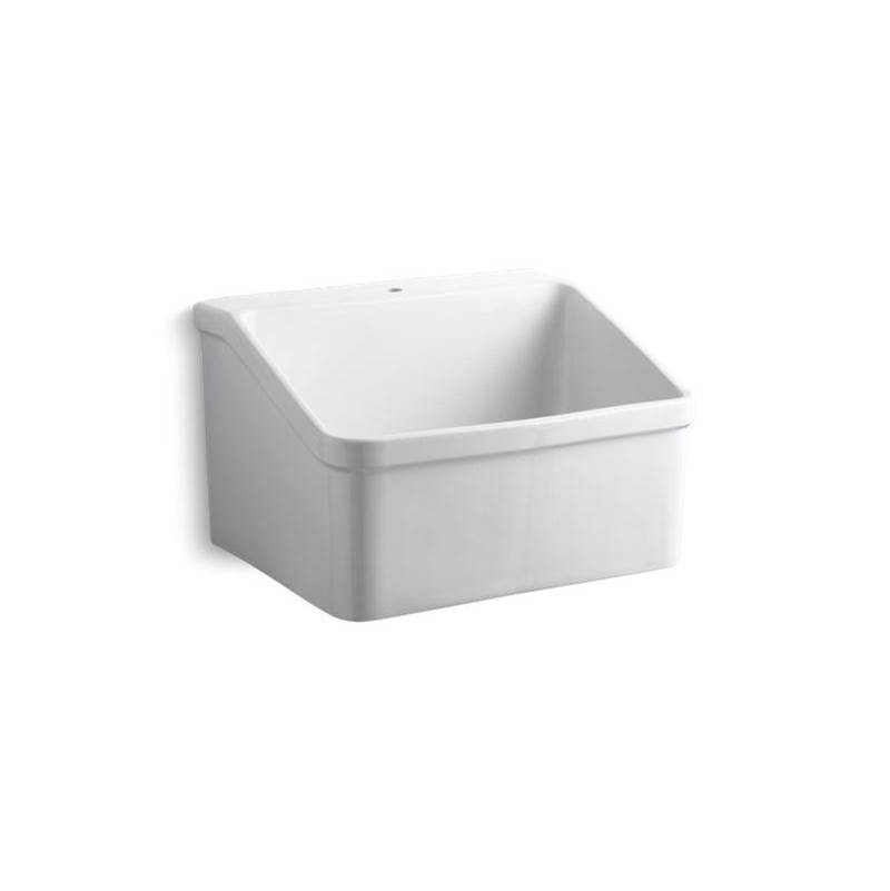 Hollister™ 28'' x 22'' bracket-mount utility sink with single faucet hole-related