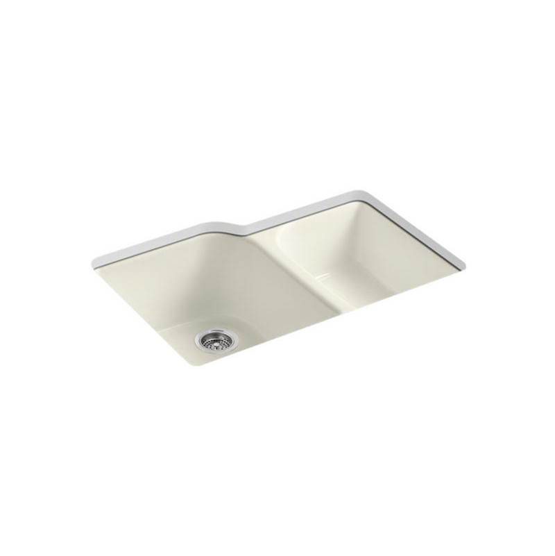 Executive Chef™ 33'' x 22'' x 10-5/8'' undermount large/medium, high/low double-b-shop