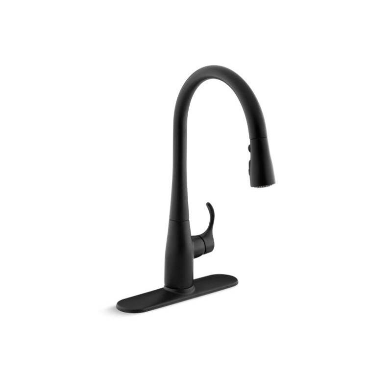 Simplice® Pull-down kitchen sink faucet with three-function sprayhead-related