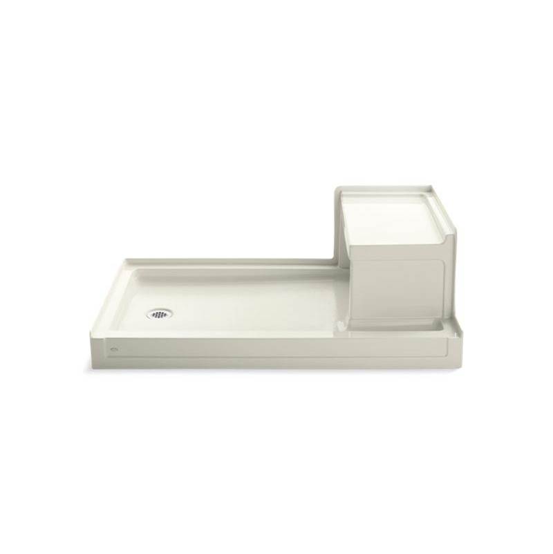Tresham® 60'' x 36'' single threshold left-hand drain shower base with integral r-related