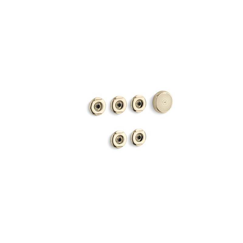 Flexjet® Whirlpool trim kit with five jets-related