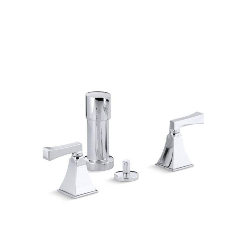Memoirs® Stately Vertical spray bidet faucet with Deco lever handles-shop