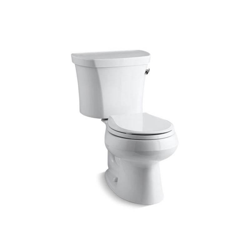 Wellworth® Two-piece round-front 1.28 gpf toilet with right-hand trip lever, tank-shop