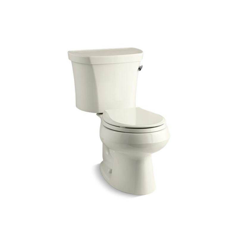 Wellworth® Two-piece round-front 1.28 gpf toilet with right-hand trip lever and 1-shop