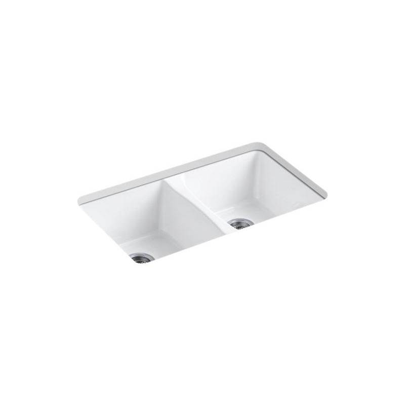 Deerfield® 33'' x 22'' x 9-5/8'' undermount double-equal kitchen sink-related