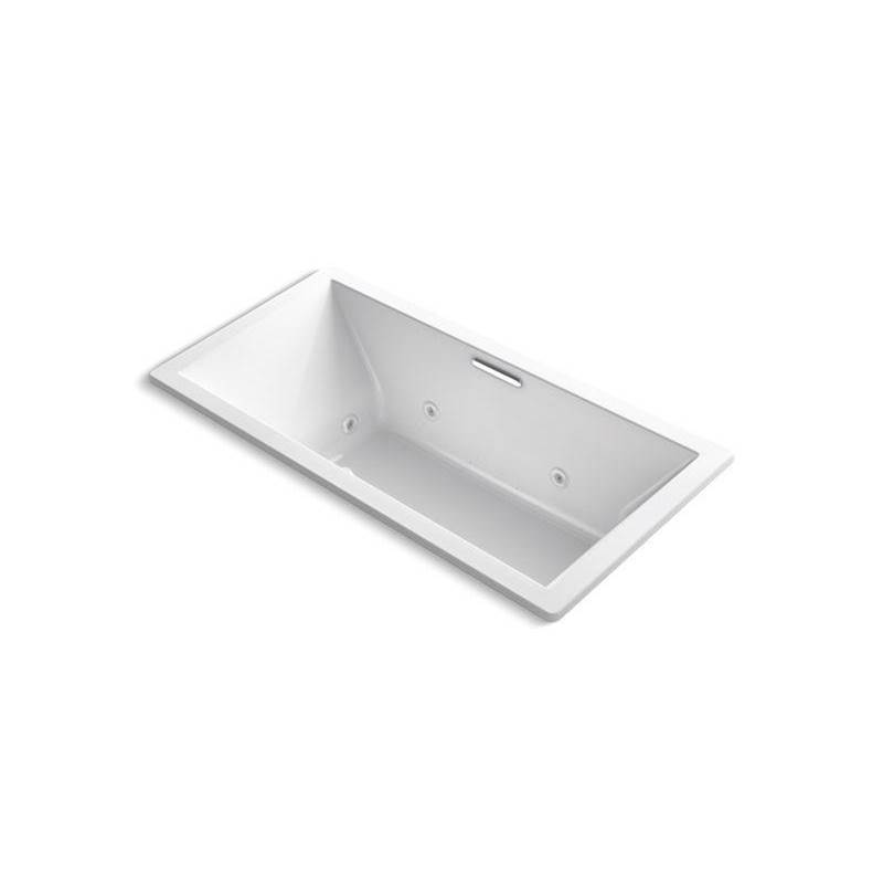 Underscore® 72'' x 36'' heated whirlpool bath with center drain-related