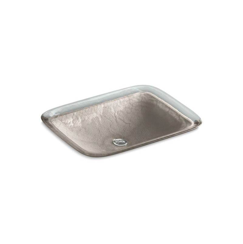 Inia® Glass vessel bathroom sink in Opaque Doe-related