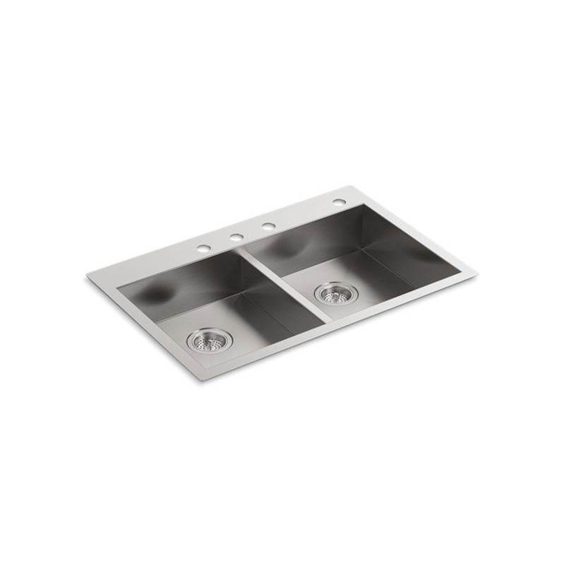 Vault™ 33'' top-/undermount double-bowl kitchen sink-related