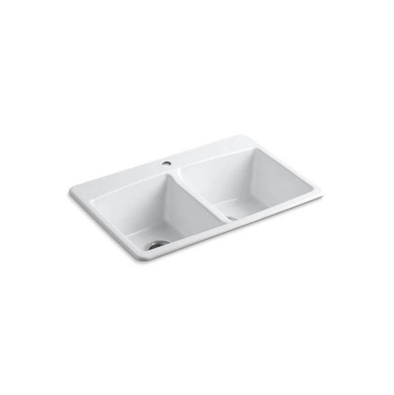 Brookfield™ 33'' x 22'' x 9-5/8'' top-mount double-equal kitchen sink-related