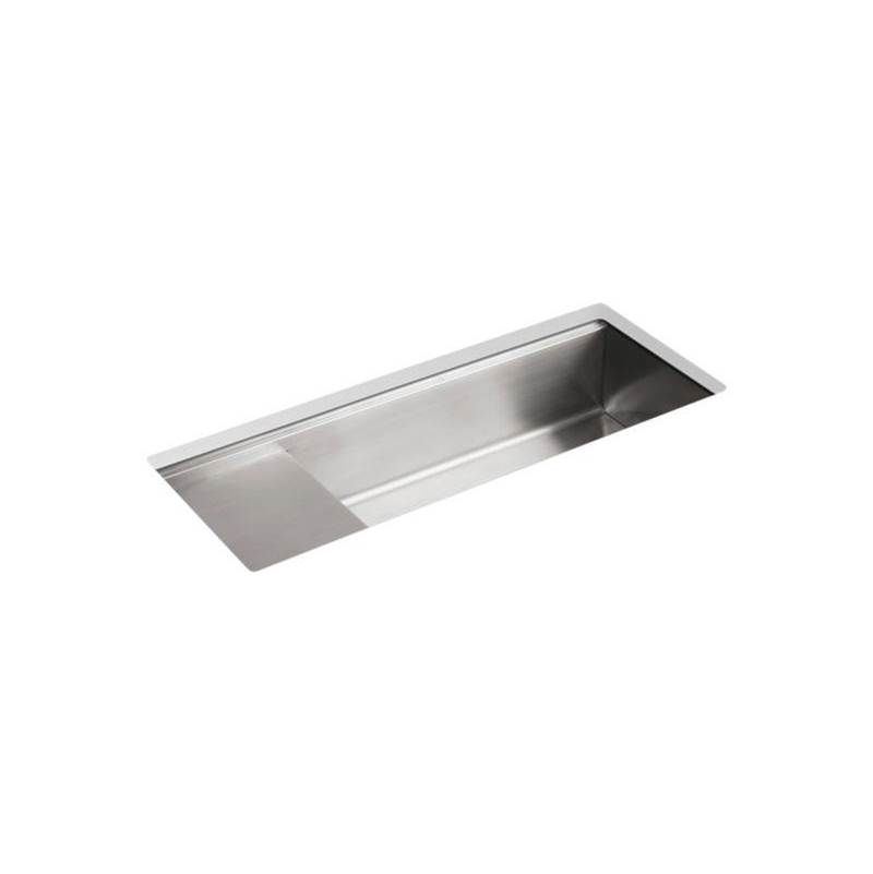 Stages™ 45'' x 18-1/2'' x 9-13/16'' undermount single-bowl workstation kitchen si-related