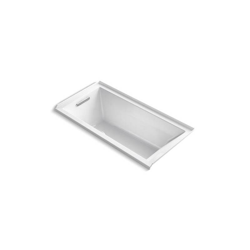 Underscore® 60'' x 30'' alcove bath with Bask® heated surface, integral flange an-related