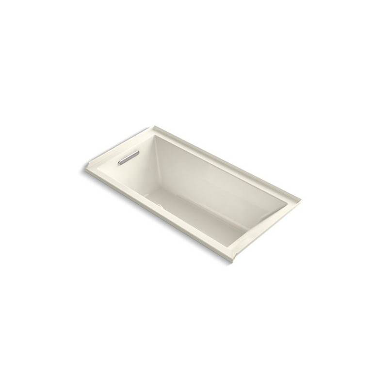Underscore® 60'' x 30'' alcove bath with Bask® heated surface, integral flange an-related
