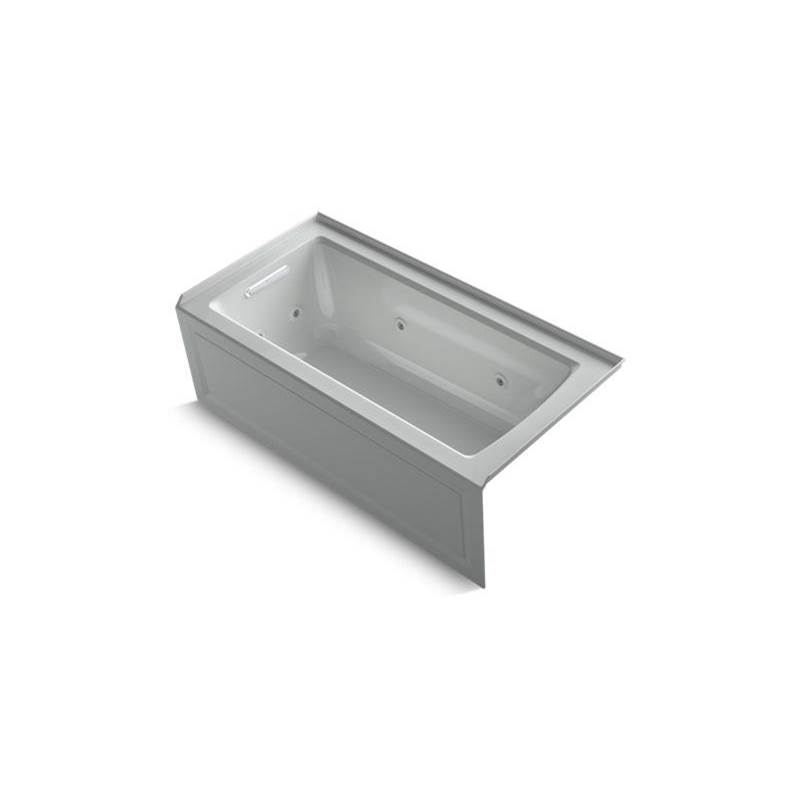 Archer® 60'' x 30'' three-side integral flange whirlpool bath with left-hand drai-related