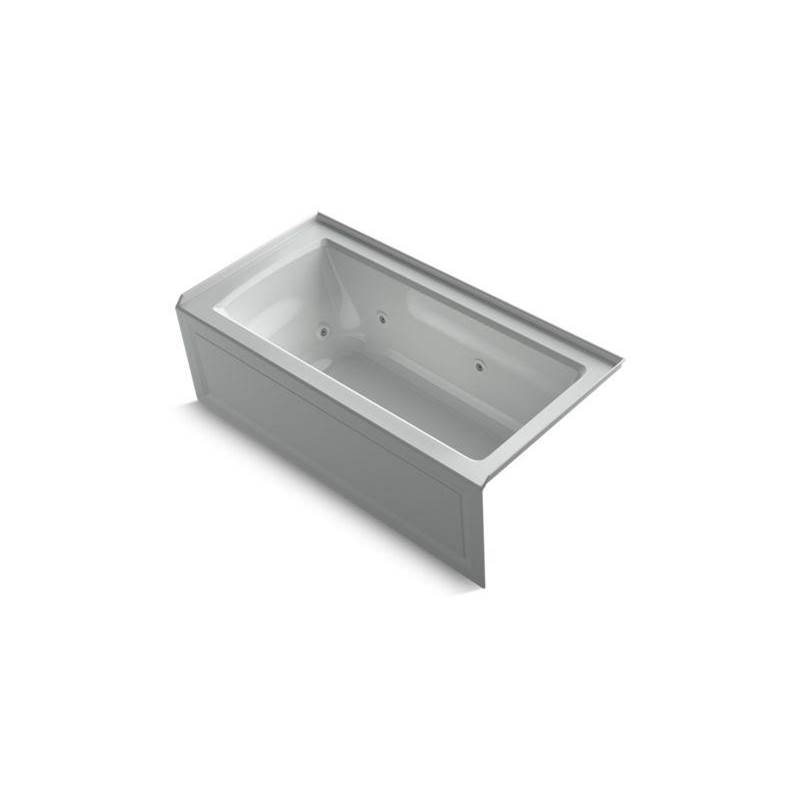Archer® 60'' x 30'' alcove whirlpool bath with integral flange and right-hand dra-related