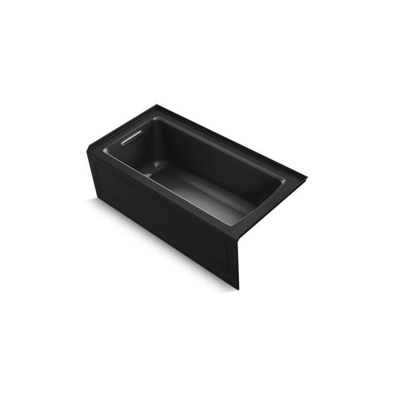 Archer® 60'' x 30'' alcove bath with Bask® heated surface, integral apron, integr-related