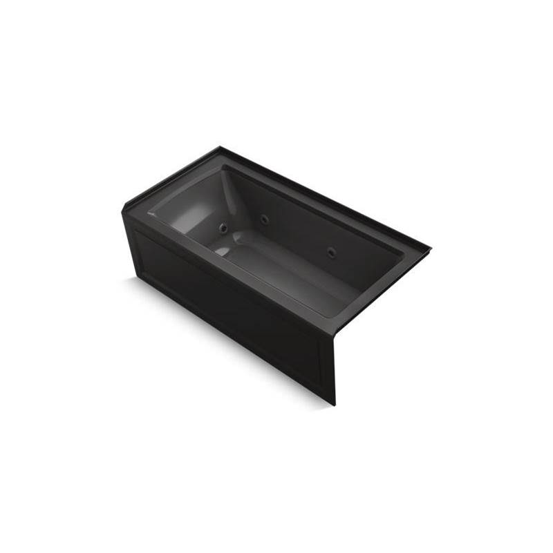 Archer® 60'' x 30'' alcove whirlpool bath with integral flange and right-hand dra-related