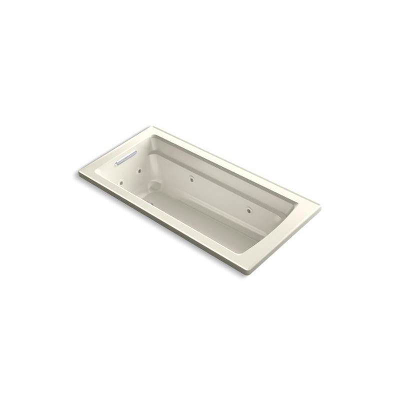 Archer® 66'' x 32'' drop-in whirlpool bath with Bask® heated surface-related