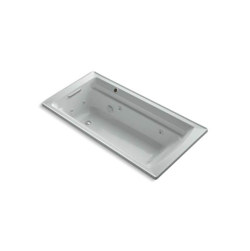 Archer® 72'' x 36'' drop-in whirlpool bath with end drain and Bask® heated surfac-related