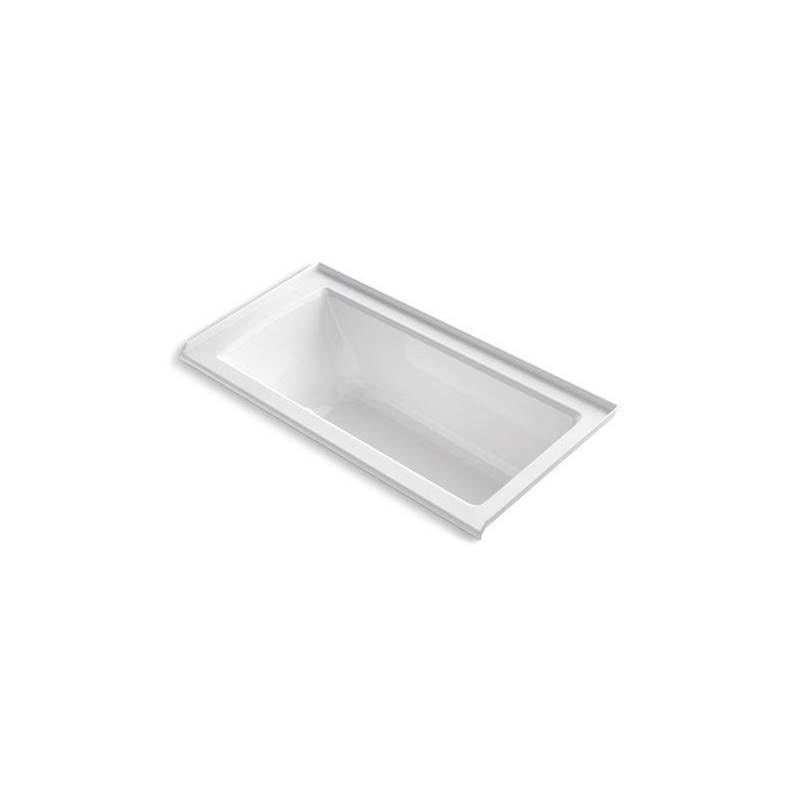 Archer® 60'' x 30'' alcove Heated BubbleMassage™ air bath with right-hand drain-related