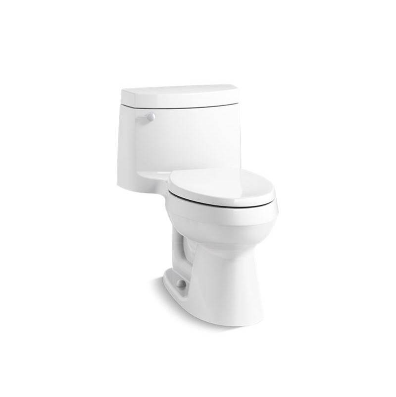 Cimarron® Comfort Height® One-piece elongated 1.28 gpf chair height toilet with s-shop